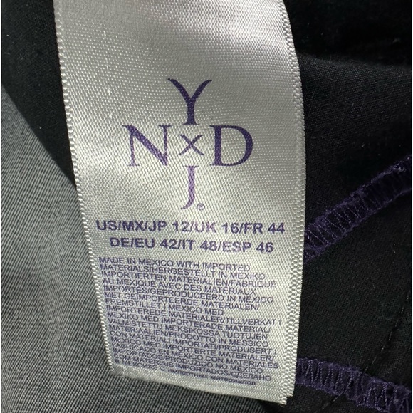 NYDJ Jeans ALINA Sculpting Stretch Denim Legging Black Pants SZ 12 NEW! - Picture 10 of 16